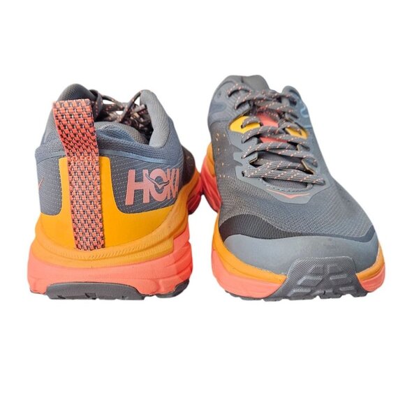 Hoka One One Challenger ATR 6 Trail Running Shoes Mens 11B Gray/Orange Mesh Ligh - Picture 8 of 8